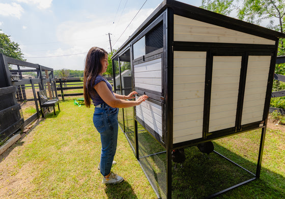 Modern Ultraguard Large Metal Framed Chicken Coop
