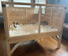 Raised Guinea Pig & Rabbit House (DDP-2332C)