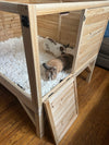 Raised Guinea Pig & Rabbit House (DDP-2332C)