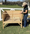 Raised Guinea Pig & Rabbit House (DDP-2332C)