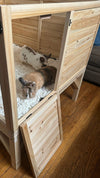 Raised Guinea Pig & Rabbit House (DDP-2332C)