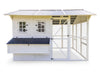 Modern Chicken Barn Coop – Spacious, Durable Chicken Houses (DDP-1553PVC)