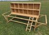 Nesting Box Table With Ramp for 5 Bay / 8 Bay / 12 Bay Nesting Boxes (DDP-2361)