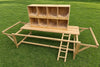 Nesting Box Table With Ramp for 5 Bay / 8 Bay / 12 Bay Nesting Boxes (DDP-2361)