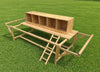 Nesting Box Table With Ramp for 5 Bay / 8 Bay / 12 Bay Nesting Boxes (DDP-2361)