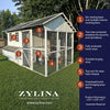 Modern Chicken Coop + Universal Chicken Pen Combo (DDP-1553-1708)