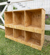 Best Rest 6 Bay Nesting Box for Chickens (DDP-2428)