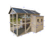 Modern Countryside Open Concept Chicken Coop (DDP-1554PVC)