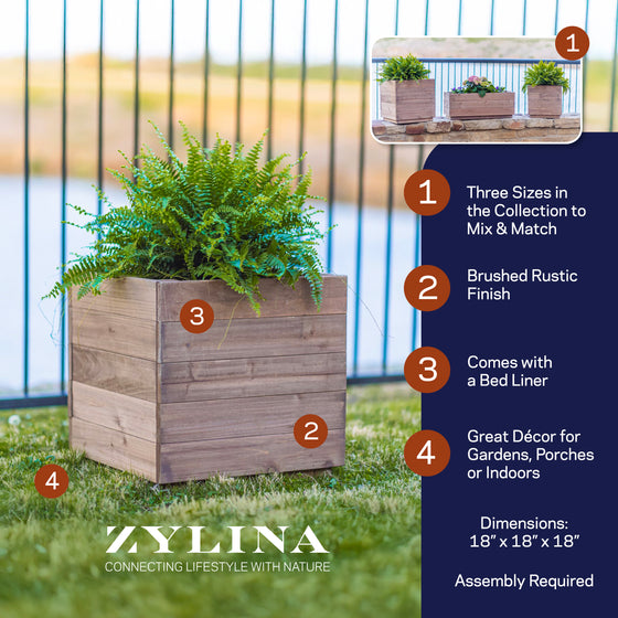 indoor plant trough Zylina Indoor/Outdoor Trough Planter, Tall