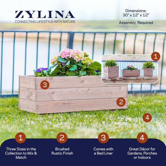 Indoor/Outdoor Trough Planter- Long (DDP-2179)