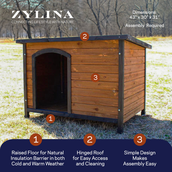 Large Cabin Home Dog House (DDP-150509)