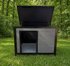 Metal Framed Outdoor Dog House - Insulated Shelter House - Medium and Large Size