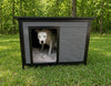 Metal Framed Outdoor Dog House - Insulated Shelter House - Medium and Large Size