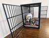 Metal Framed Indoor Dog House - Universal Crate for Medium to Extra-Large Dogs