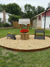 Rustic Wheelbarrow Planter (DDP-1855)