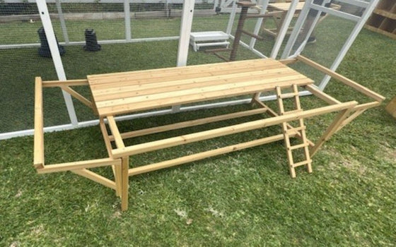 Best Rest Nesting Box Table With Ramp (DDP-2361)
