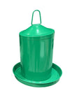 Zylina Powder Coated Metal Waterer 1 Gallon - Green (Z-WMGS)