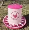 Chicken Feeder 26 lbs - Fuchsia (Z-FFL)