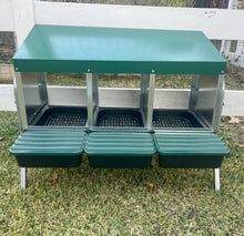  Zylina Metal Nesting Box With Legs - 3 Bays (G-10142)