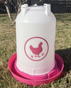 Chicken Waterer 3.7 Gallons - Fuchsia (Z-WFL)