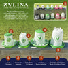 Zylina Chicken Waterer 3.7 Gallon and Feeder 26 lbs Combo in Green (Z-PGLcombo)