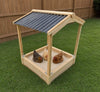 Play-N-Roost Dust Bath Box - Covered