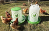 Zylina Chicken Waterer 3.7 Gallon and Feeder 26 lbs Combo in Green (Z-PGLcombo)