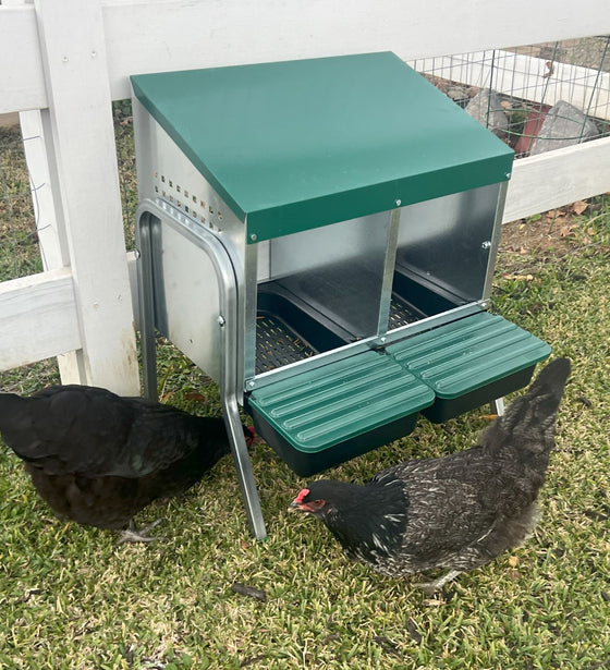 Zylina Metal Nesting Box With Legs - 2 Bays (G-10132)