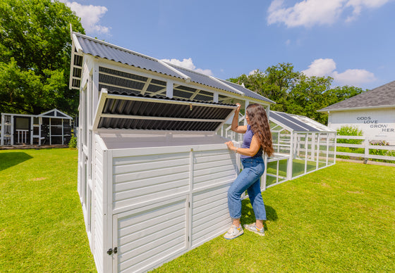 Modern Countryside Chicken Coop & Modern Universal Poultry Pen Combo Offer