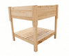 Raised Garden Planter with Storage Shelf- 36”(L) x 36”(W) x 36”(H) (DDP-1840)