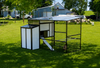 Large UltraGuard Metal Chicken Coop With Storage — Heavy-Duty Chicken House