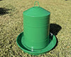 Zylina Powder Coated Metal Chicken Waterer 3.2 Gallon – Green (Z-WMGL)