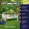 Raised Garden Planter Collection- 38"(L) x 24"(W) x 22"(H) (DDP-2168L)