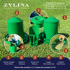 Zylina Powder Coated Metal Feeder 26 lbs - Green (Z-FMGL)