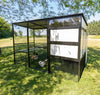 Large UltraGuard Metal Chicken Coop With Storage — Heavy-Duty Chicken House