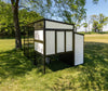 Large UltraGuard Metal Chicken Coop With Storage — Heavy-Duty Chicken House