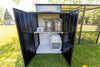 Large UltraGuard Metal Chicken Coop With Storage — Heavy-Duty Chicken House