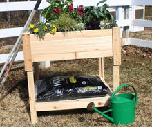  Raised Garden Planter with Storage Shelf- 36”(L) x 36”(W) x 36”(H) (DDP-1840)