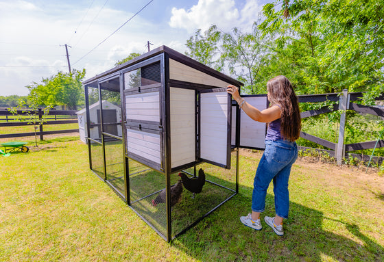 Modern Ultraguard Large Metal Framed Chicken Coop