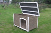 Log Cabin Dog House - PVC Roof