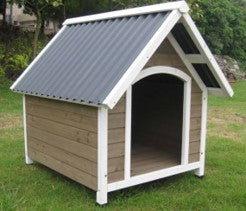 Country Lodge Dog House - PVC Roof